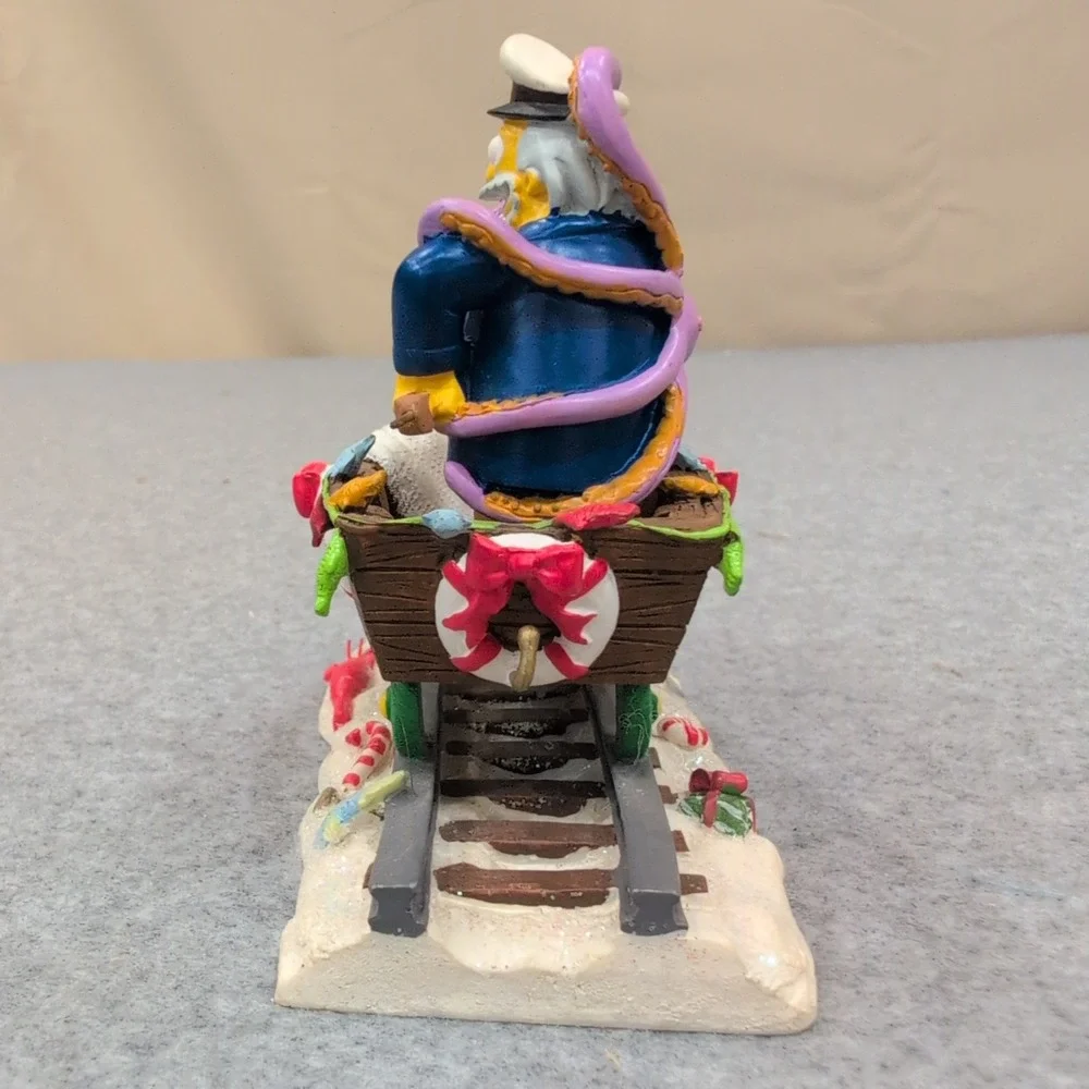 The Simpsons Christmas Express Holiday On the High Seas Sea Captain Sculpture - Picture 4 of 5